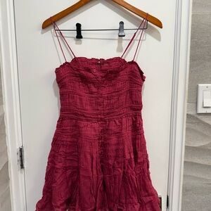 Free people mini slip Button-Up Dress